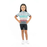 Jersey Ciclismo M/C Safetti Squares Niños